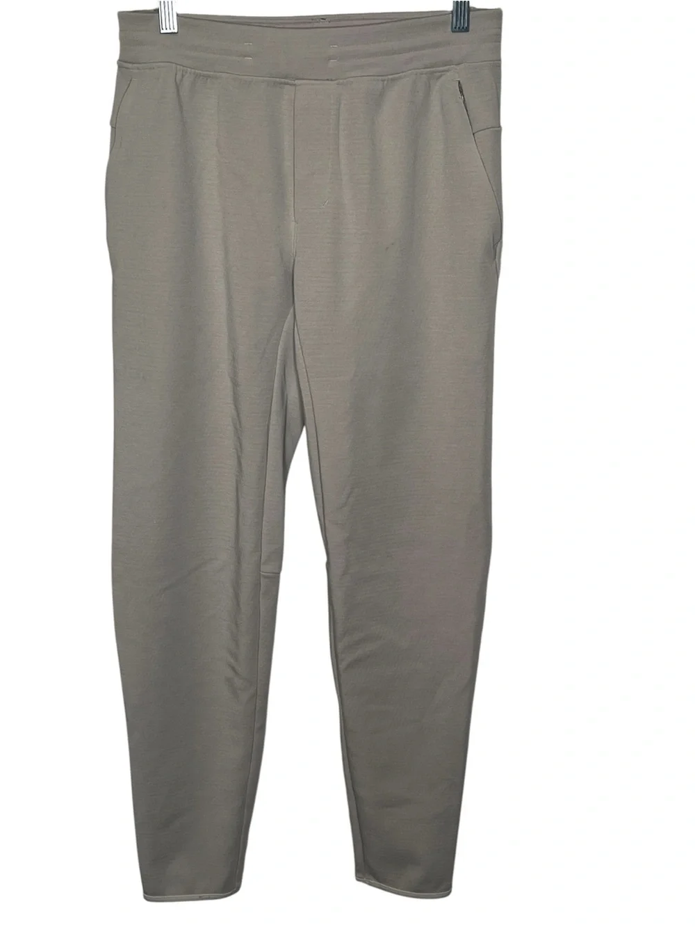 Lululemon GridLiner Fleece Joggers Mens Sz S Heathered Dove Gray